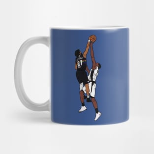 Kawhi Leonard Middle Finger Block Mug